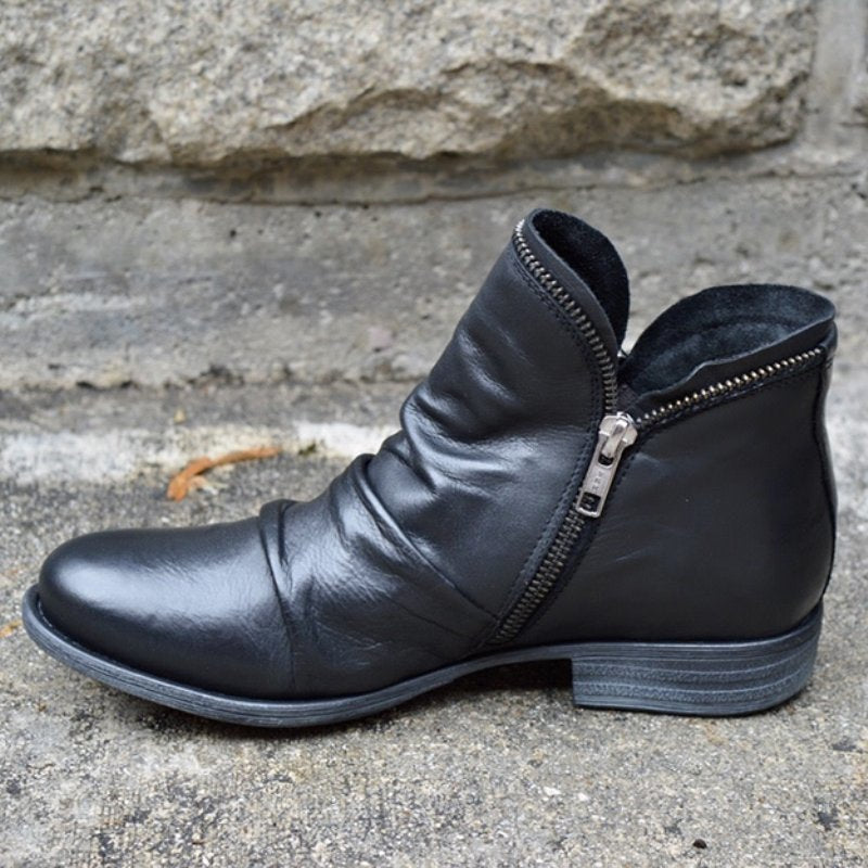 Naomi® | Elegant Ankle Boots with Zipper