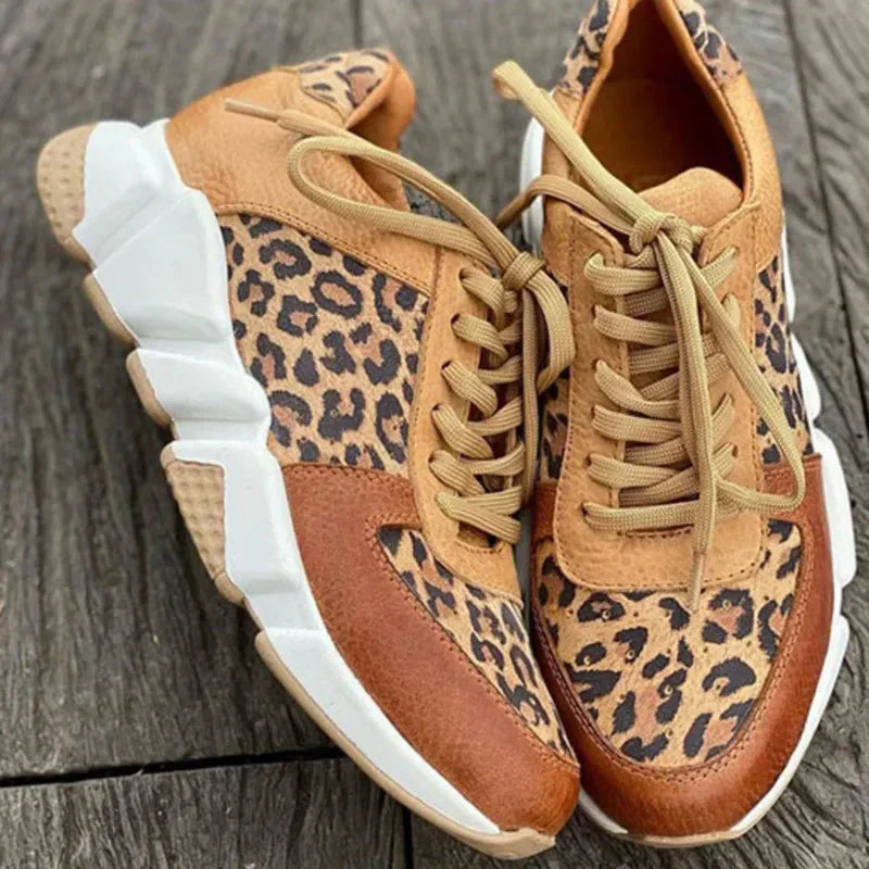 Kensley® | Comfortable Leopard Sneakers