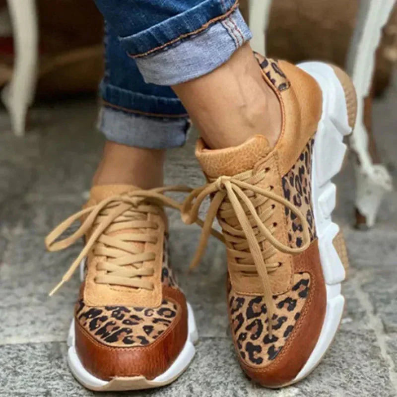 Kensley® | Comfortable Leopard Sneakers