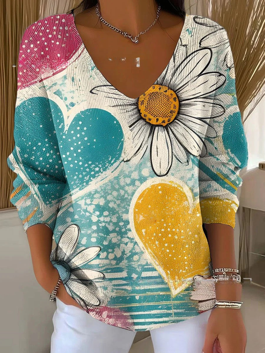 Jordyn® | Stylish Knit Sweater with V-Neck