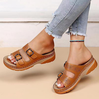 Aria® | Orthopedic Leather Sandals