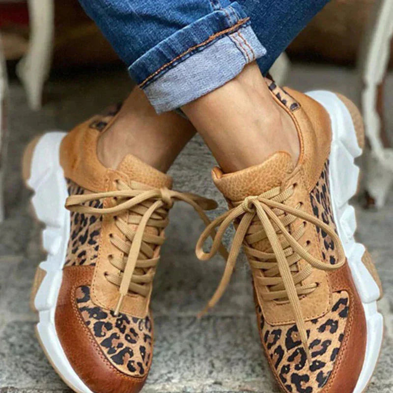 Kensley® | Comfortable Leopard Sneakers