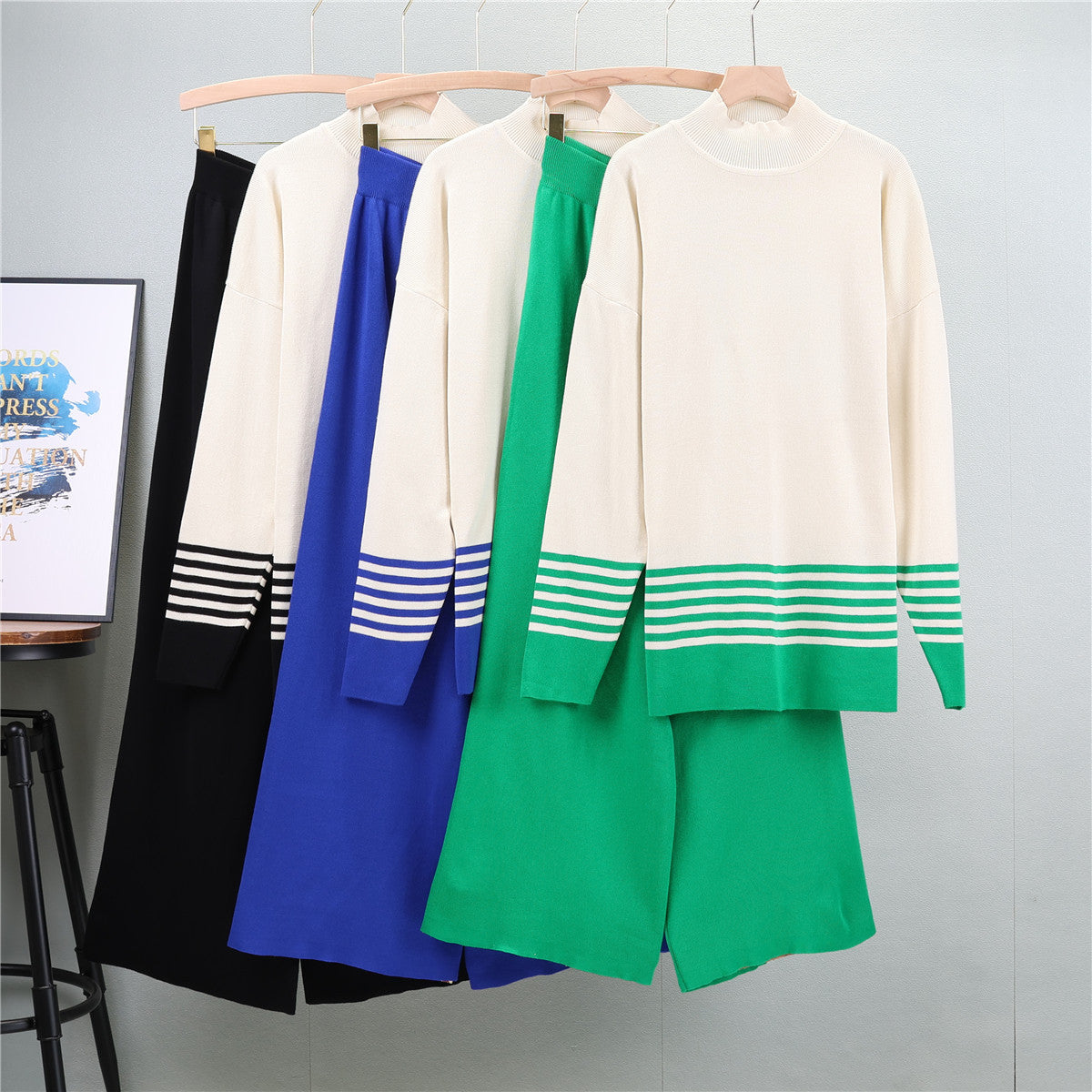 Tatum® | Classic and Comfortable Bicolor Set with Stand Collar