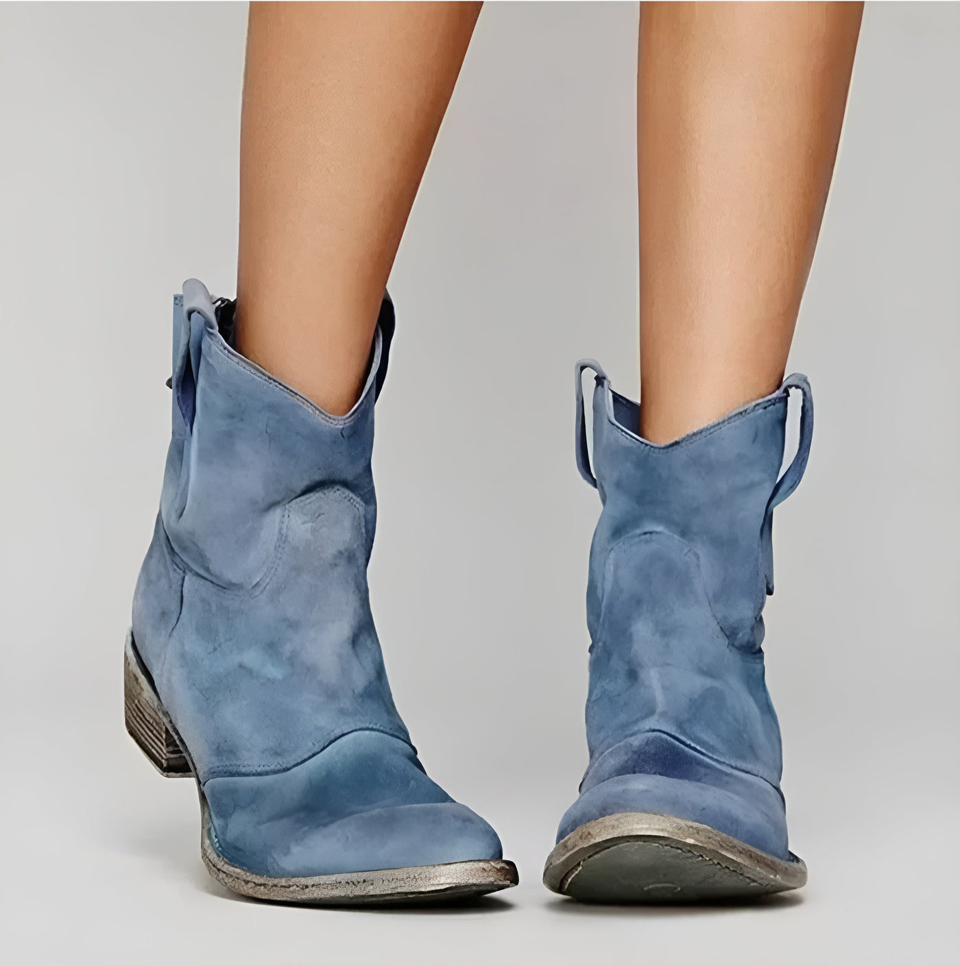 Everly® | Suede Ankle Boots in Bohemian Style