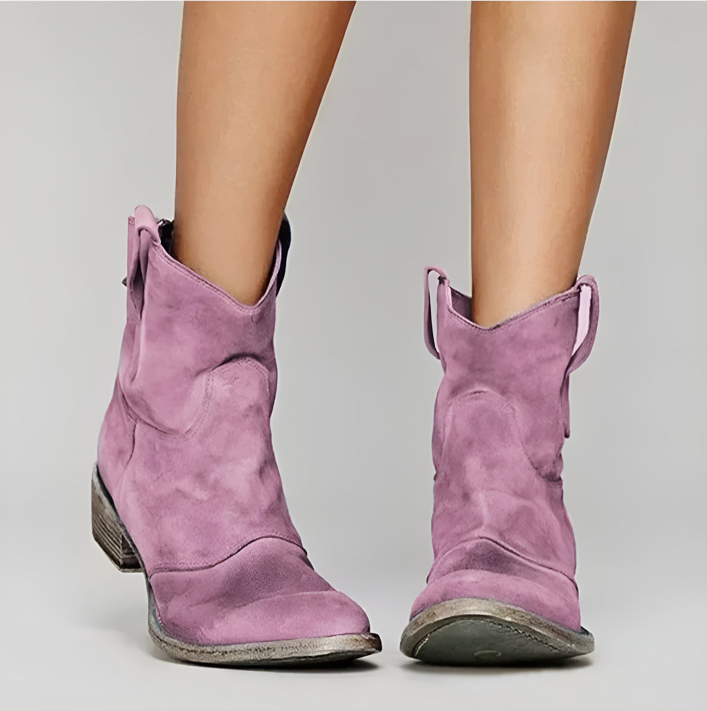 Everly® | Suede Ankle Boots in Bohemian Style